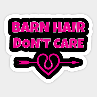 Barn Hair Don't Care Sticker